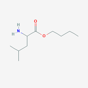 molecular formula C10H21NO2 B14660322 Butyl 2-amino-4-methyl-pentanoate CAS No. 42031-13-0