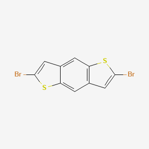 molecular formula C10H4Br2S2 B1466033 2,6-dibromothieno[2,3-f][1]benzothiole CAS No. 909280-97-3