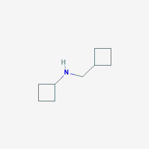 molecular formula C9H17N B1466035 N-(cyclobutylmethyl)cyclobutanamine CAS No. 1250822-42-4