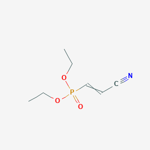 molecular formula C7H12NO3P B14660376 Diethyl (2-cyanoethenyl)phosphonate CAS No. 39492-25-6