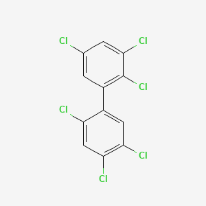 molecular formula C12H6Cl6 B1466043 2,2',3,4',5,5'-Hexachlorobiphenyl CAS No. 51908-16-8