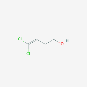 molecular formula C4H6Cl2O B14660448 4,4-Dichlorobut-3-en-1-ol CAS No. 42134-33-8