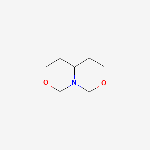 molecular formula C7H13NO2 B14660461 Tetrahydro-1H,3H,8H-[1,3]oxazino[3,4-c][1,3]oxazine CAS No. 50628-68-7