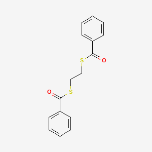 molecular formula C16H14O2S2 B14660525 S-(2-benzoylsulfanylethyl) benzenecarbothioate CAS No. 51290-80-3