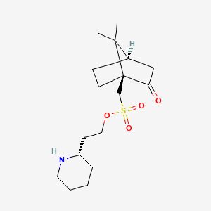 molecular formula C17H29NO4S B1466054 2-(S)-(2-Hydroxyethyl)piperidine-(S)-10-camphorsulphonate CAS No. 652144-68-8