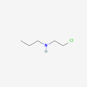 molecular formula C5H12ClN B14660548 N-(2-chloroethyl)propan-1-amine CAS No. 42453-16-7