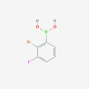 (2-Bromo-3-iodophenyl)boronic acid