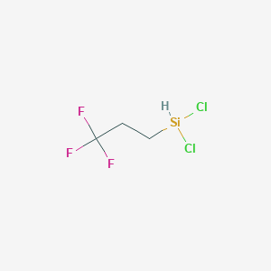 molecular formula C3H5Cl2F3Si B1466059 Dichloro(3,3,3-trifluoropropyl)silane CAS No. 870-56-4