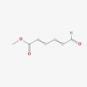 molecular formula C7H8O3 B14660617 Methyl 6-oxohexa-2,4-dienoate CAS No. 40188-21-4