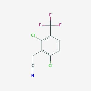 2,6-Dichloro-3-(trifluoromethyl)phenylacetonitrile
