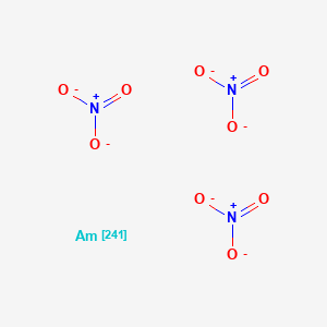 molecular formula AmN3O9-3 B14660659 Americium-241 nitrate CAS No. 56609-31-5