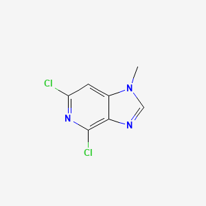 molecular formula C7H5Cl2N3 B1466069 4,6-Dichloro-1-methyl-1H-imidazo[4,5-c]pyridine CAS No. 887147-19-5