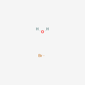 molecular formula BrH2O- B14660699 Bromide;hydrate CAS No. 38655-06-0