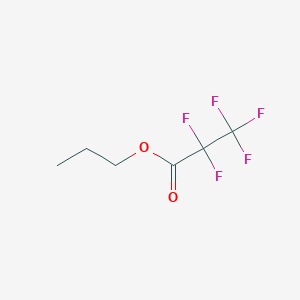 molecular formula C6H7F5O2 B14660726 Propyl pentafluoropropanoate CAS No. 39118-07-5