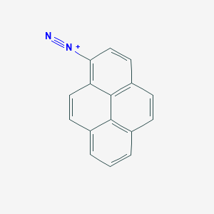molecular formula C16H9N2+ B14660768 1-Pyrenediazonium CAS No. 41070-21-7