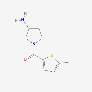 (3-Aminopyrrolidin-1-yl)(5-methylthiophen-2-yl)methanone