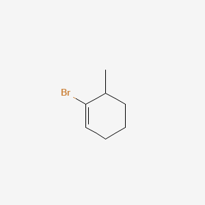 molecular formula C7H11Br B14660853 1-Bromo-6-methylcyclohexene CAS No. 40648-09-7