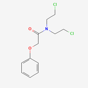 molecular formula C12H15Cl2NO2 B14660938 N,N-Bis(2-chloroethyl)-2-phenoxyacetamide CAS No. 50711-74-5