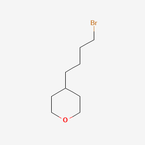 molecular formula C9H17BrO B1466094 4-(4-bromobutyl)oxane CAS No. 1050496-76-8