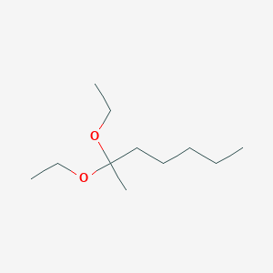 molecular formula C11H24O2 B14660974 2,2-Diethoxyheptane CAS No. 52162-27-3