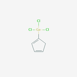 molecular formula C5H5Cl3Ge B14661269 Trichloro(cyclopenta-1,3-dien-1-yl)germane CAS No. 40468-13-1