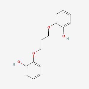 molecular formula C15H16O4 B14661278 Phenol, 2,2'-[1,3-propanediylbis(oxy)]bis- CAS No. 42397-72-8