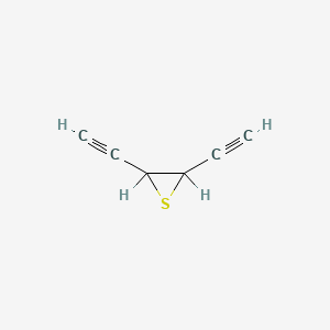 molecular formula C6H4S B14661304 Thiirane, cis-2,3-diethynyl- CAS No. 50555-56-1