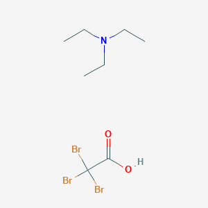 molecular formula C8H16Br3NO2 B14661342 N,N-diethylethanamine;2,2,2-tribromoacetic acid CAS No. 39107-91-0