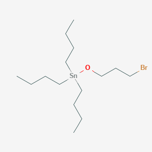 molecular formula C15H33BrOSn B14661377 (3-Bromopropoxy)(tributyl)stannane CAS No. 40894-08-4