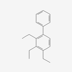 molecular formula C18H22 B14661387 2,3,4-Triethyl-1,1'-biphenyl CAS No. 42343-17-9