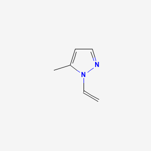 molecular formula C6H8N2 B14661413 1-Ethenyl-5-methyl-1h-pyrazole CAS No. 42046-91-3