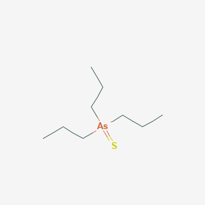 molecular formula C9H21AsS B14661417 Tripropyl(sulfanylidene)-lambda~5~-arsane CAS No. 38287-19-3