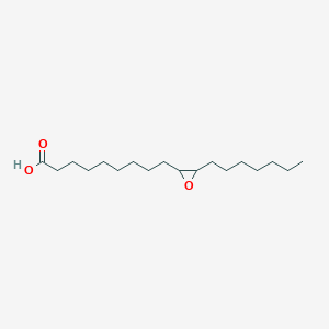molecular formula C18H34O3 B14661477 9-(3-Heptyloxiran-2-yl)nonanoic acid CAS No. 47175-00-8