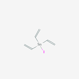 molecular formula C6H9ISn B14661539 Triethenyl(iodo)stannane CAS No. 49826-66-6