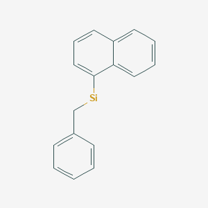 molecular formula C17H14Si B14661650 a-Naphthyl-phenylmethylsilane CAS No. 51656-85-0