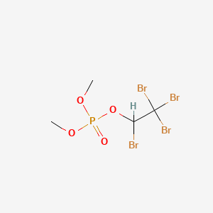 molecular formula C4H7Br4O4P B14661674 Dimethyl 1,2,2,2-tetrabromoethyl phosphate CAS No. 40806-03-9