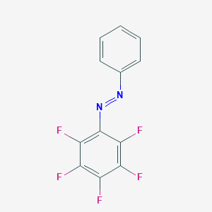 molecular formula C12H5F5N2 B14661711 Diazene, (pentafluorophenyl)phenyl- CAS No. 40474-31-5