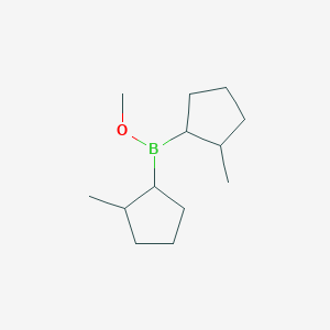 molecular formula C13H25BO B14661749 Methyl bis(2-methylcyclopentyl)borinate CAS No. 43209-71-8