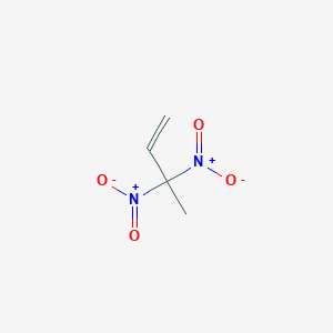 molecular formula C4H6N2O4 B14661953 3,3-Dinitrobut-1-ene CAS No. 38707-98-1
