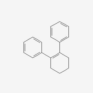 molecular formula C18H18 B14661970 (2-Phenyl-1-cyclohexen-1-yl)benzene CAS No. 41317-87-7
