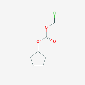 molecular formula C7H11ClO3 B14661981 Chloromethyl cyclopentyl carbonate CAS No. 51942-26-8