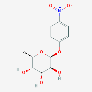 molecular formula C12H15NO7 B014662 p-Nitrophenyl 6-deoxy-alpha-L-galactopyranoside CAS No. 10231-84-2