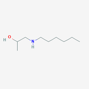 molecular formula C9H21NO B14662000 1-(Hexylamino)propan-2-ol CAS No. 41063-37-0