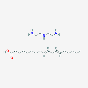molecular formula C22H45N3O2 B14662011 N'-(2-aminoethyl)ethane-1,2-diamine;(9E,12E)-octadeca-9,12-dienoic acid CAS No. 37189-83-6