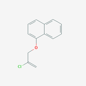 molecular formula C13H11ClO B14662046 1-[(2-Chloroprop-2-en-1-yl)oxy]naphthalene CAS No. 51911-83-2