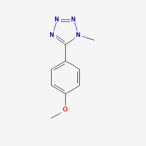 molecular formula C9H10N4O B14662088 5-(4-methoxyphenyl)-1-methyl-1H-tetrazole CAS No. 43131-46-0