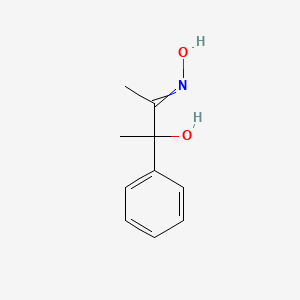 molecular formula C10H13NO2 B14662171 3-(Hydroxyimino)-2-phenylbutan-2-ol CAS No. 39775-68-3