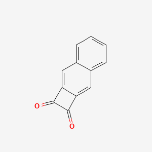 molecular formula C12H6O2 B14662184 Cyclobuta[b]naphthalene-1,2-dione CAS No. 41634-34-8