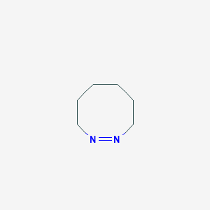 molecular formula C6H12N2 B14662222 (1Z)-3,4,5,6,7,8-Hexahydro-1,2-diazocine CAS No. 40236-56-4