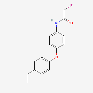 molecular formula C16H16FNO2 B14662235 N-[4-(4-Ethylphenoxy)phenyl]-2-fluoroacetamide CAS No. 38007-49-7